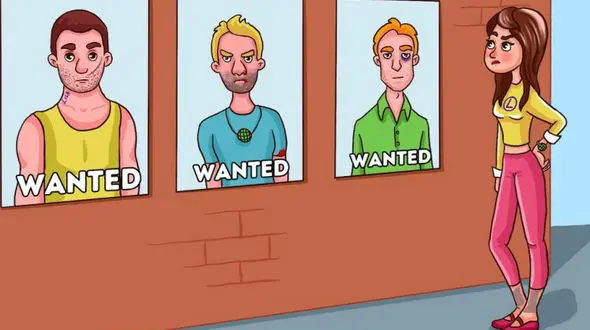 تست عجیب : کدام مرد شوهر این زن است ؟! / خودتان را بشناسید !