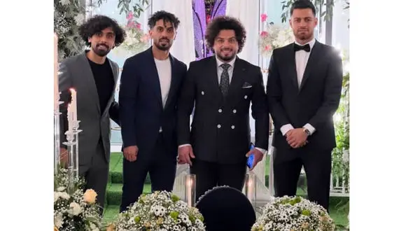 فیلم لورفته از حرکت عجیب کاپیتان پرسپولیس در جشن مخلتط / امید علیشاه همه را شوکه کرد!