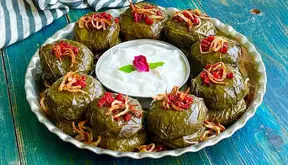 دلمه برگ مو چطوری درست میشه؟ + فیلم