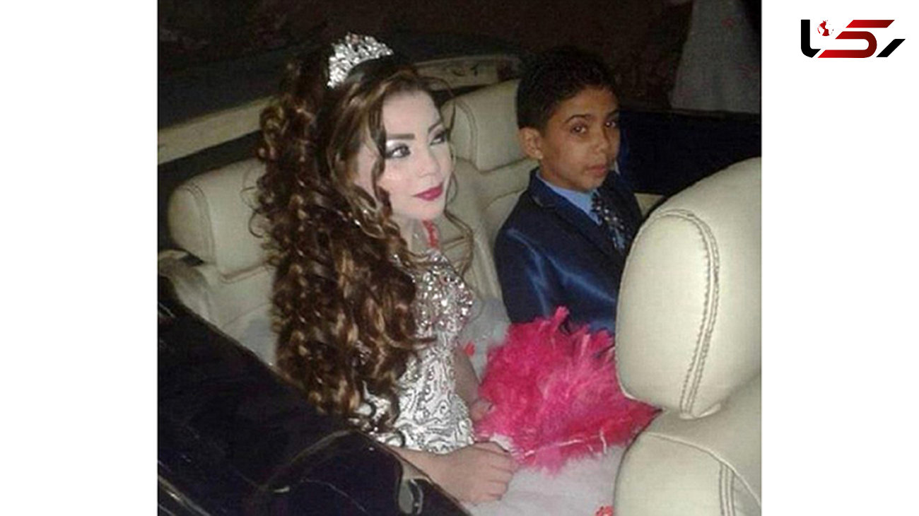 نامزدی جنجالی پسر 12 ساله با دختر 11 ساله + عکس عروس و داماد