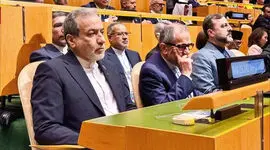 خروج هیئت ایران هنگام سخنرانی ترامپ / چرا یک دیپلمات در سالن ماند؟
