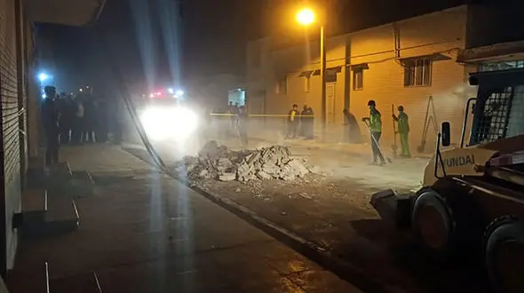 انفجار هولناک در مسجد لار / همه وحشت زده به خیابان ریختند + تصاویر