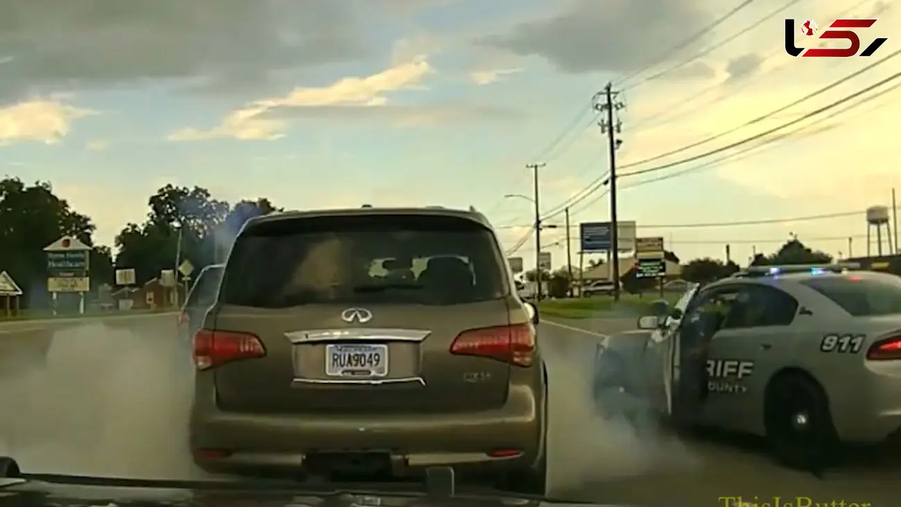 فیلم جالب از تعقیب و گریز پلیسی در بزرگراه/ راننده شاسی بلند یک زن بود / ببینید