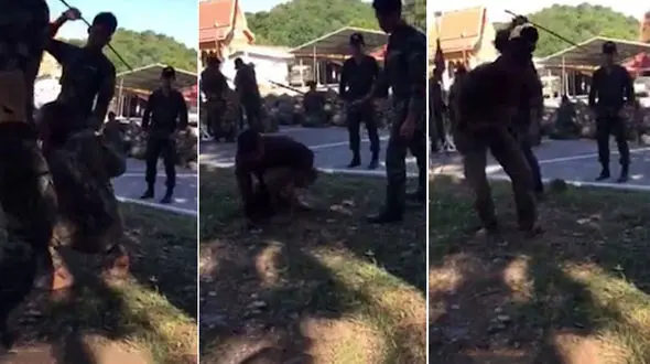 فیلم تنبیه وحشیانه سرباز جوان در آموزشی  (16+)