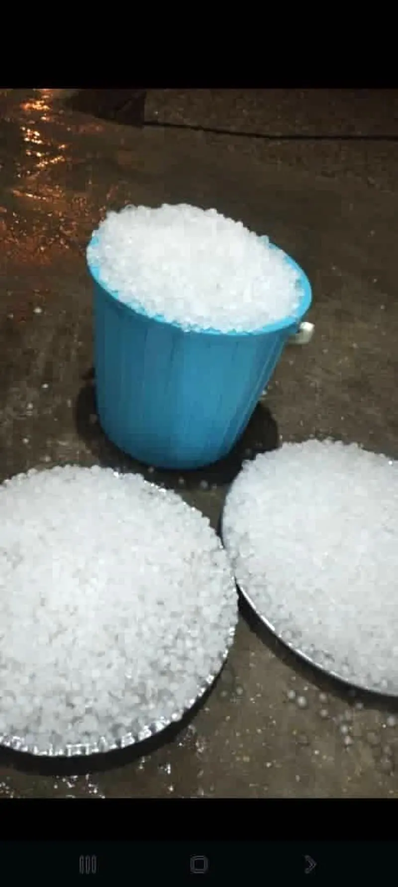 بارش تگرگ در فراشبند؛ شگفتی شهر گرم جنوب فارس