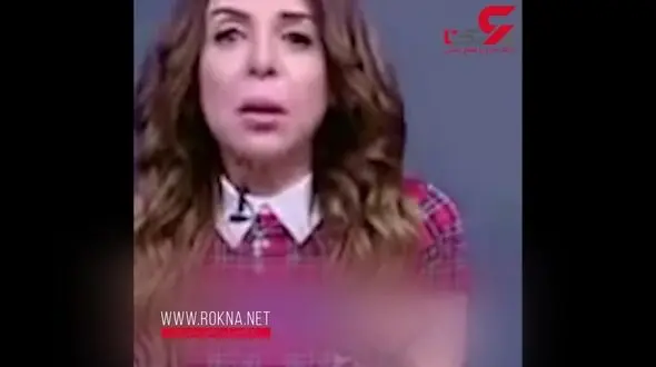 خانم مجری در برنامه زنده با چاقو به جان خود افتاد! +تصویر