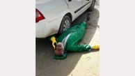عکسی باورنکردنی از امام جمعه آبادان در روزهای کرونایی