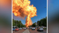 فیلم  انفجار شبیه انفجار بیروت در روسیه !