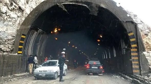 فیلم لحظه ریزش تونل کبیرکوه ایلام / ببینید