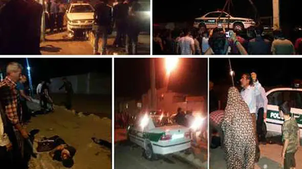 عکس های تعقیب و گریز پلیس با پژو 405 که جان یک عابر را گرفت