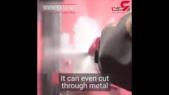 وسیله‌ای عجیب برای نجات جان انسان‌ها در آتش‌سوزی +فیلم