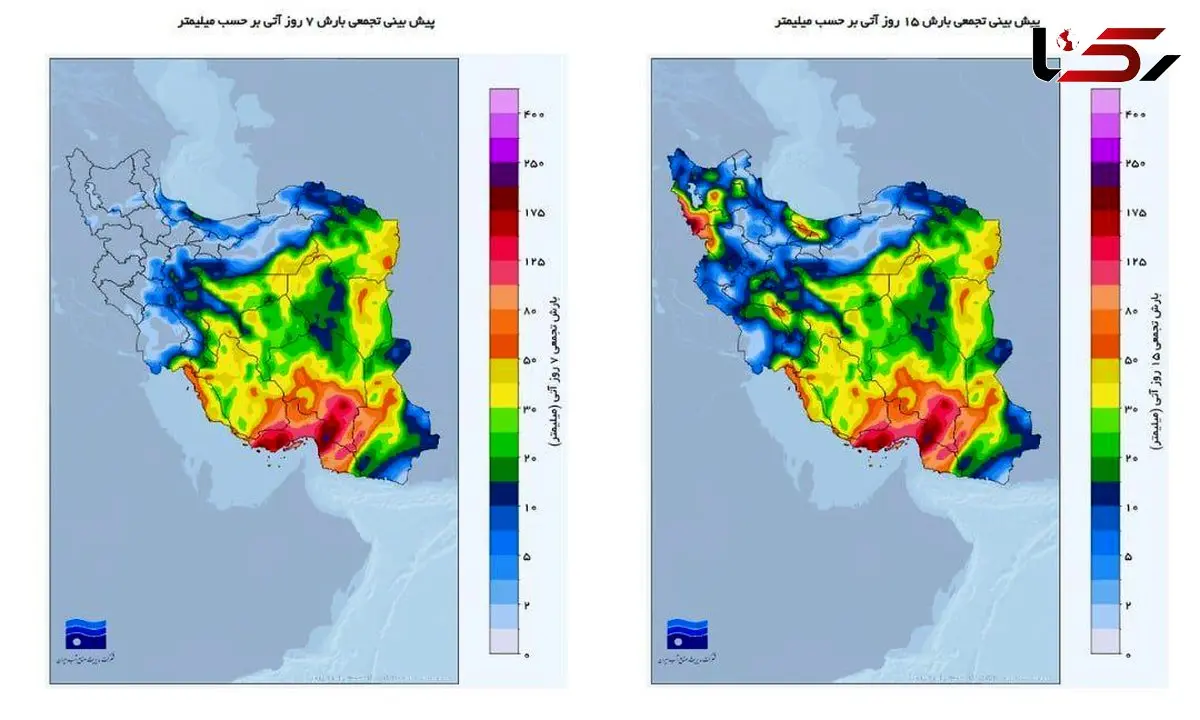 موج بعدی بارش‌ها در راه است/  تداوم بارش‌های سنگین در جنوب و شرق، آماده‌باش برای سرمای شمالی