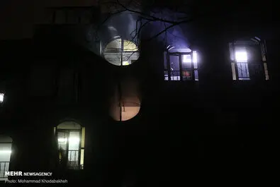 آتش‌سوزی و انفجار در کلینیک درمانی سینا اطهر