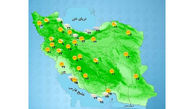 وضعیت آب و هوای استان های کشور در 6 مهر ماه