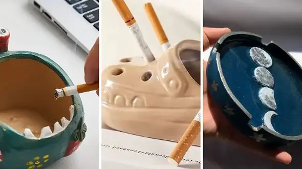 زیر سیگاری فانتزی و شیک | 15 انتخاب برای زیبایی دکوراسیون