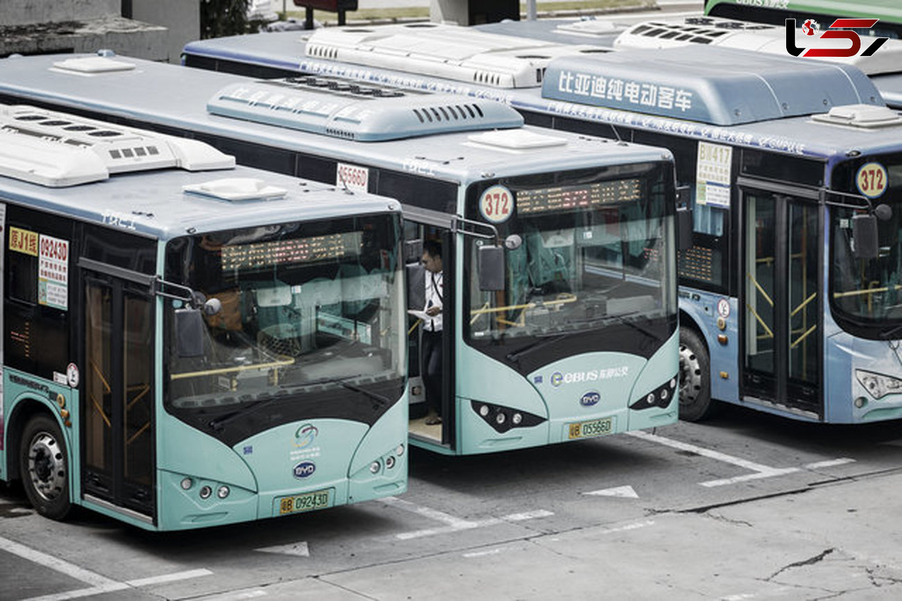 اتوبوس برقی راهکار چین برای مبارزه با آلودگی هوا