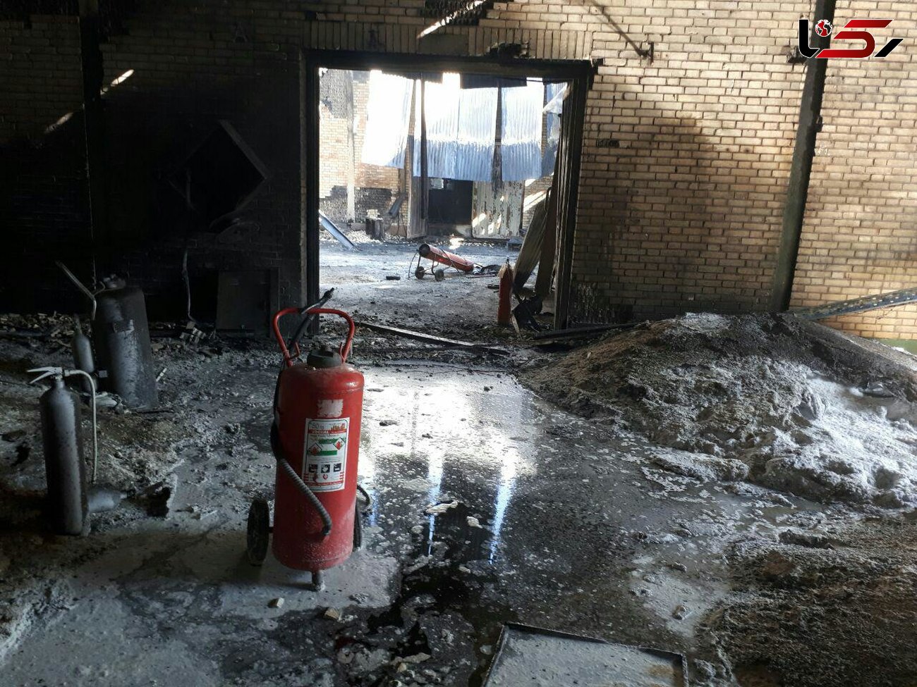 انفجار تعمیرگاهی در خیابان سرباز کرمان