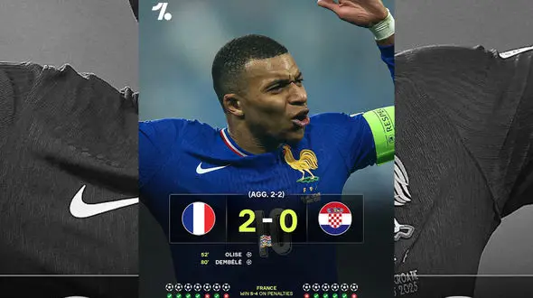 فیلم خلاصه بازی فرانسه - کرواسی +  فیلم تک تک گل ها