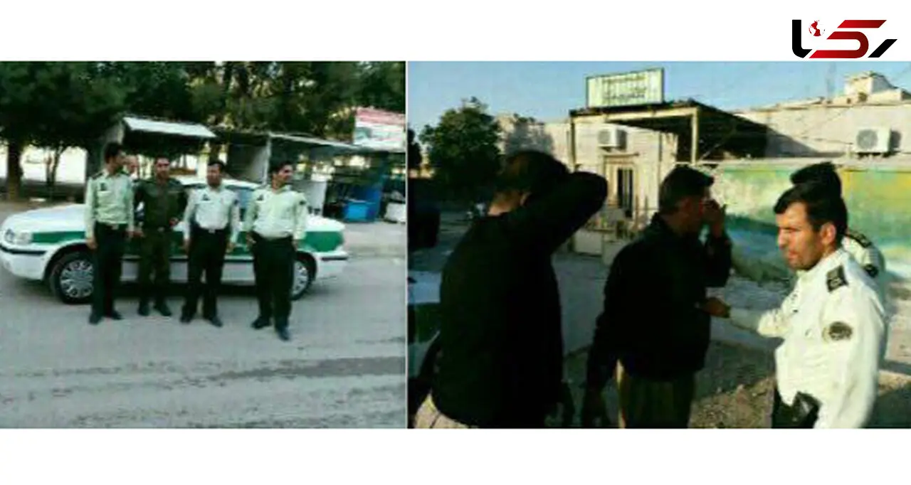 دزدان کثیف مناطق زلزله زده در سرپل ذهاب دستگیر شدند + عکس