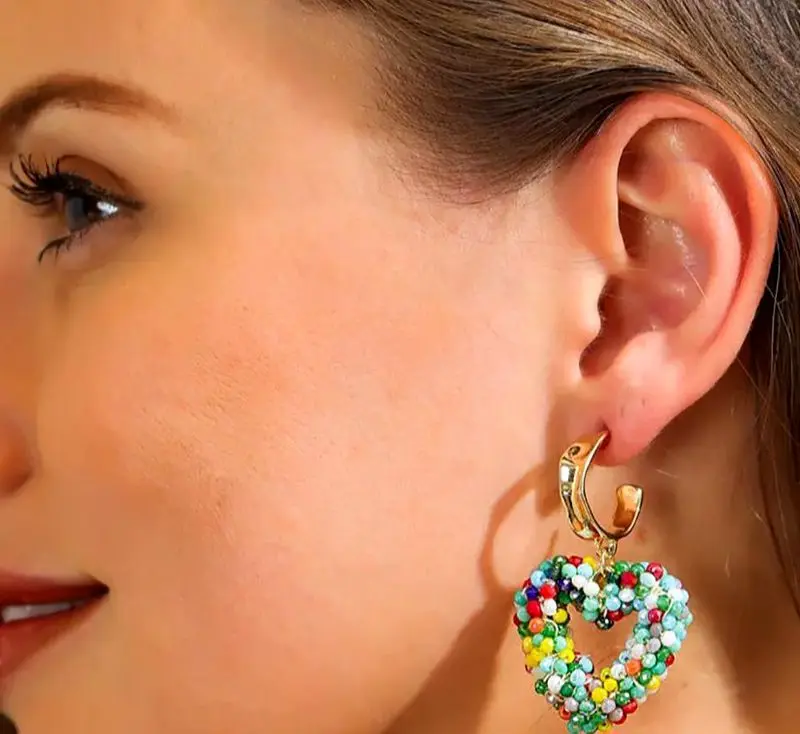 گوشواره آویز بدل