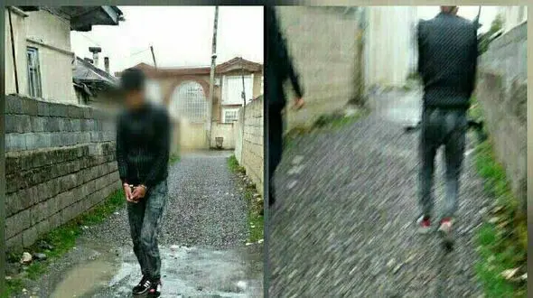 تیرانداز نوشهر صحنه جرم را بازسازی کرد+ عکس 