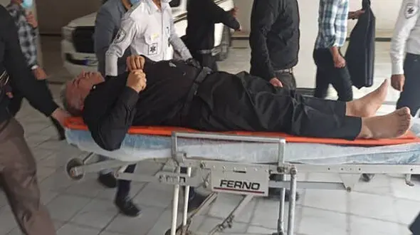 عکس / فرماندار آبادان در حضور قالیباف بیهوش شد