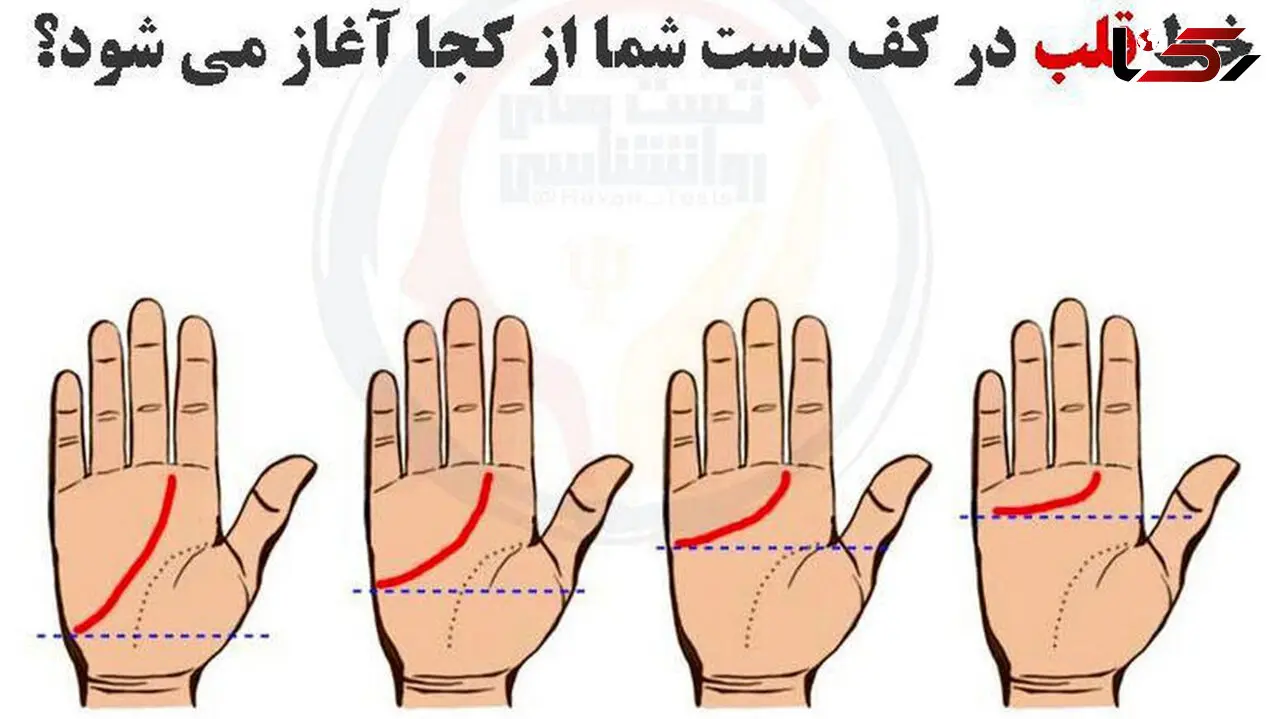 فال عشق کف دست ! /   خط قلبت در کف دستت چه شکلیه ؟! /  عشقت را بدان !