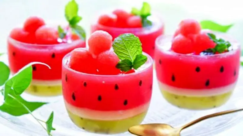 ایده‌های شیک برای تزیین ژله برای شب یلدا 1403