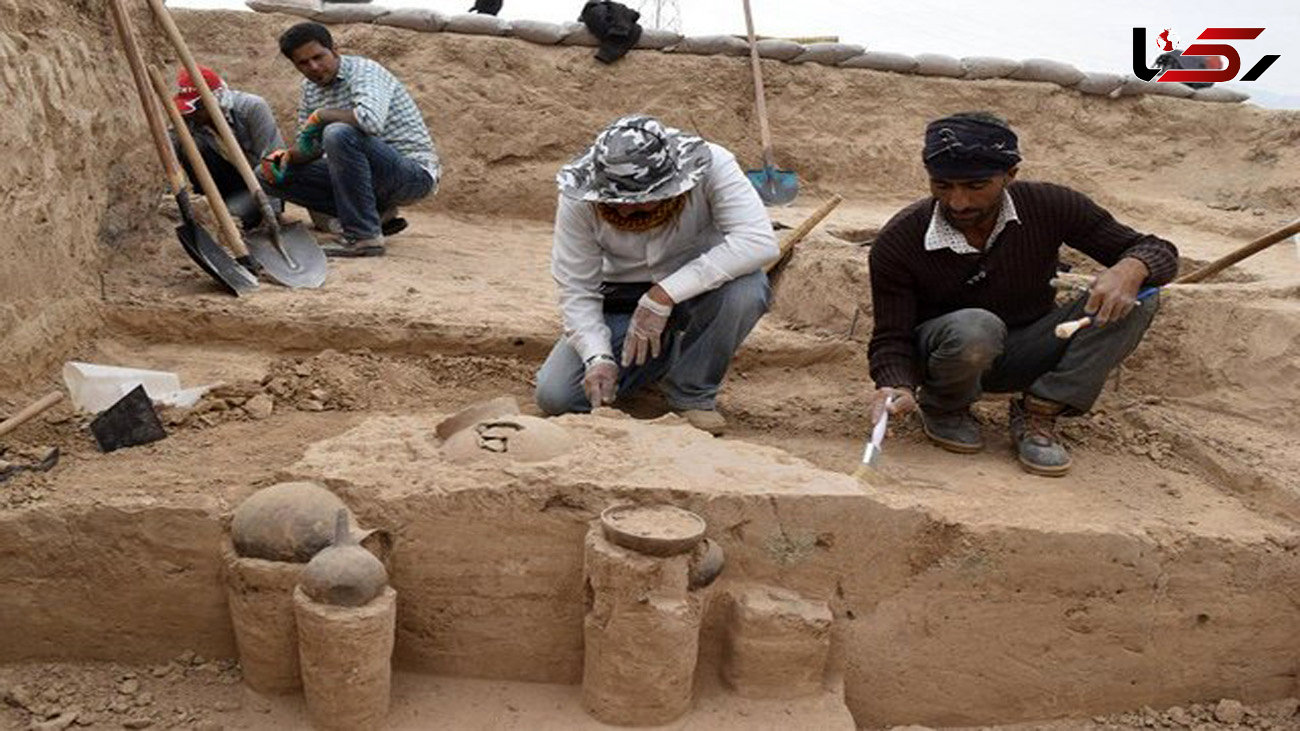 کشف بقایای دژ تاریخی در محوطه ریوی خراسان شمالی