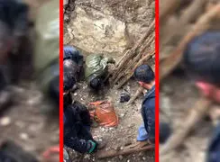 فیلم تلاش مردم هورامان برای نجات قوچ گرفتار