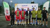 فینال سومین دوره «تنیس فوتبال» قلب طهران با قهرمانی تیم قدیمی‌ها به پایان رسید