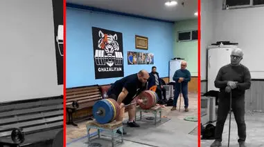 بازگشت علیرضا یوسفی با وزنه ۲۳۰ کیلویی