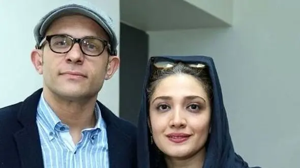 تصویری از عاشقانه های بابک حمیدیان و همسرش مینا ساداتی +عکس/ لبتون همیشه خندون