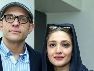 تصویری از عاشقانه های بابک حمیدیان و همسرش مینا ساداتی +عکس/ لبتون همیشه خندون