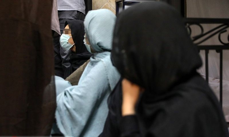 (تصاویر) زنان بازداشت شده اعتراضات در ندامتگاه زنان تهران 