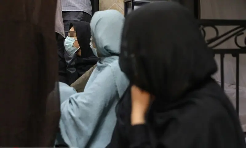 (تصاویر) زنان بازداشت شده اعتراضات در ندامتگاه زنان تهران 