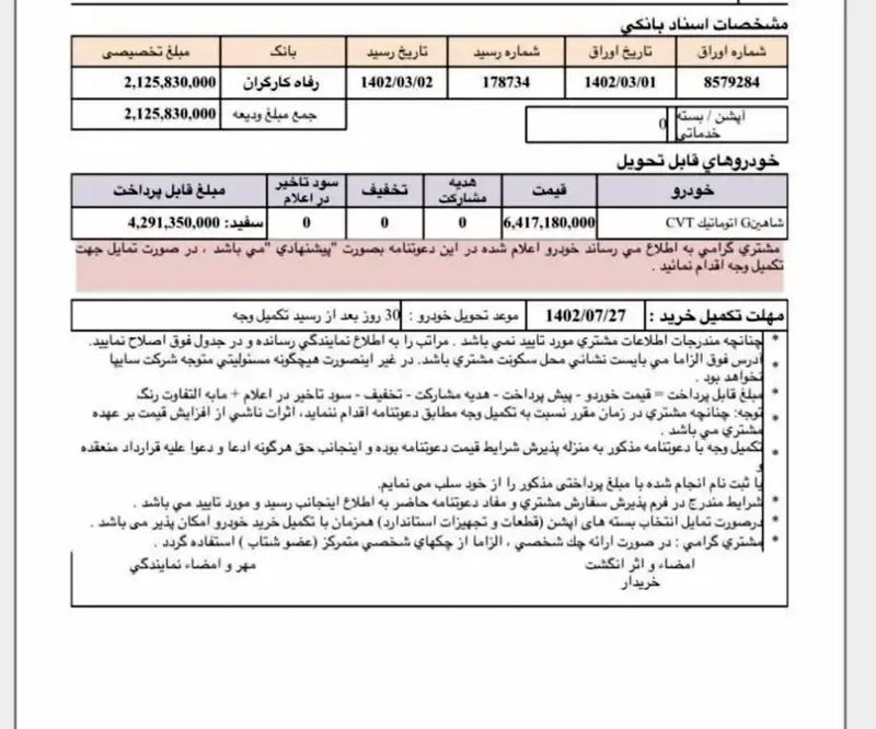 قیمت شاهین