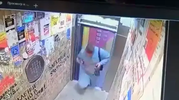 فیلم عجیب از نجات جان یک مرد در آسانسور / ببینید