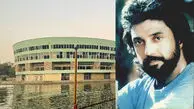 ​شیرجه اسیدی داریوش اقبالی به داخل دریاچه پارک ارم 