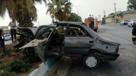 تصادف مرگبار با درخت در شیراز + عکس