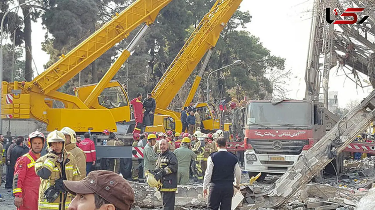 خطر ریزش برای ساختمان مجاور پلاسکو / مسئولان ابراز نگرانی کردند