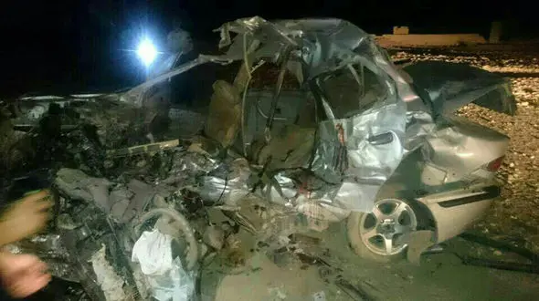 تصادف مرگبار خودروی سمند در 3 راهی کرخه