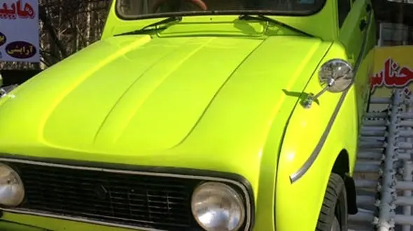 تنها خودروی" رنو 3"  در ایران /  قیمت 100 میلیون تومان  +تصاویر
