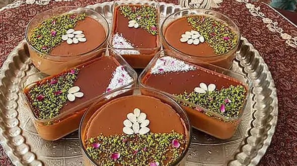 فرنی خرما چطور درست کنیم؟ + فیلم