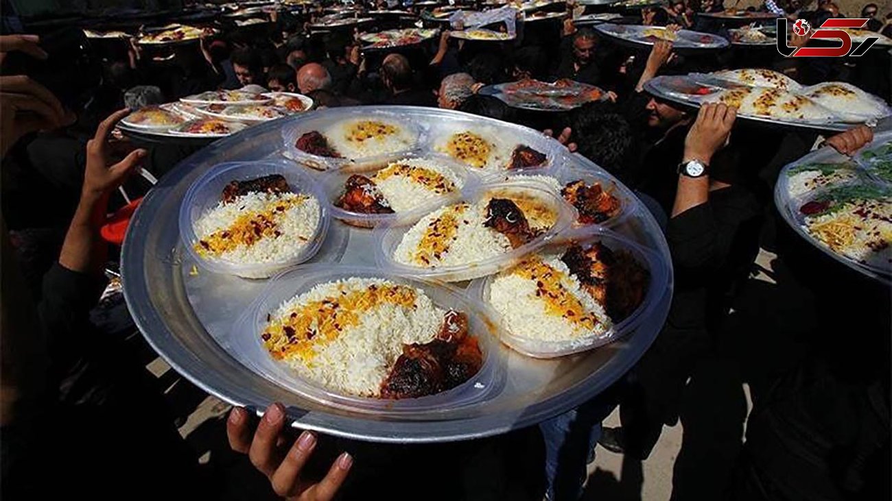 هیات‌های بالای شهر تهران پیتزا، چنجه و کوبیده نذری دادند !