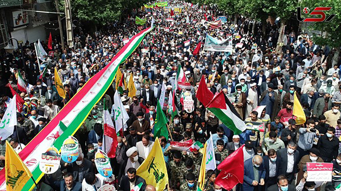 راهپیمایی روز قدس در سراسر کشور/ ایرانی‌ ها امروز مظلومیت مردم فلسطین را فریاد می‌ زنند