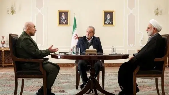سیلی دندان شکن و همزمان سران قوای ایران به ترامپ + توئیت های محکم پزشکیان ، قلیباف ، اژه ای