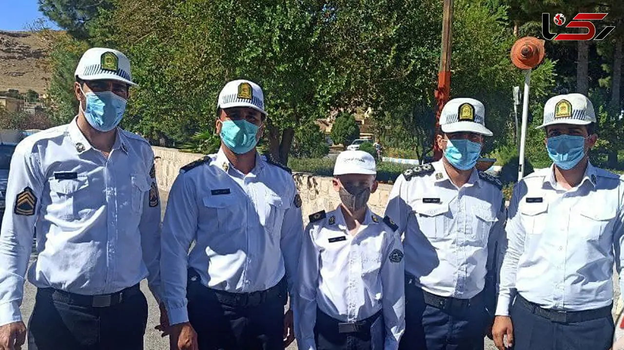 پلیس راهور آبدانان نوجوان سرطانی را به آرزویش رساند