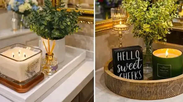 عاشقان چیدمان طبیعی: 15 ایده خاص و متفاوت با سینی حصیری تزئینی برای خانه‌ ای منحصر به‌ فرد