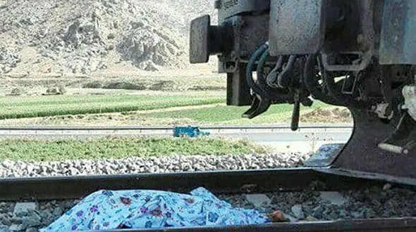 له شدن جوان 20 ساله زیر چرخ های قطار / او در گیلان خودکشی کرد + عکس 